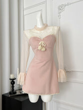 BXOXO Japanese Fashion Sweet Kawaii 2 Piece Set Women Mesh Lace Tops+Splicing Halter Mini Dress Female Casual Cute Designer Suits New